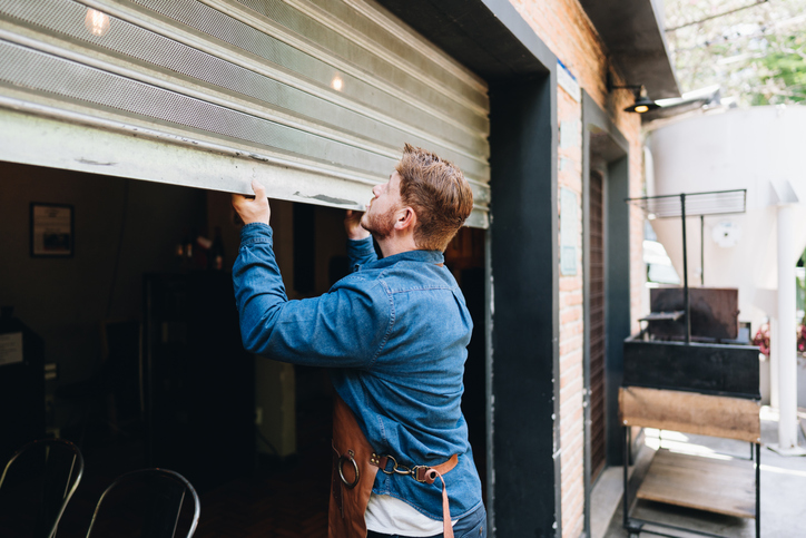 commercial garage door installation in Parker CO